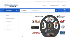 Desktop Screenshot of metalldetektorenshop.at